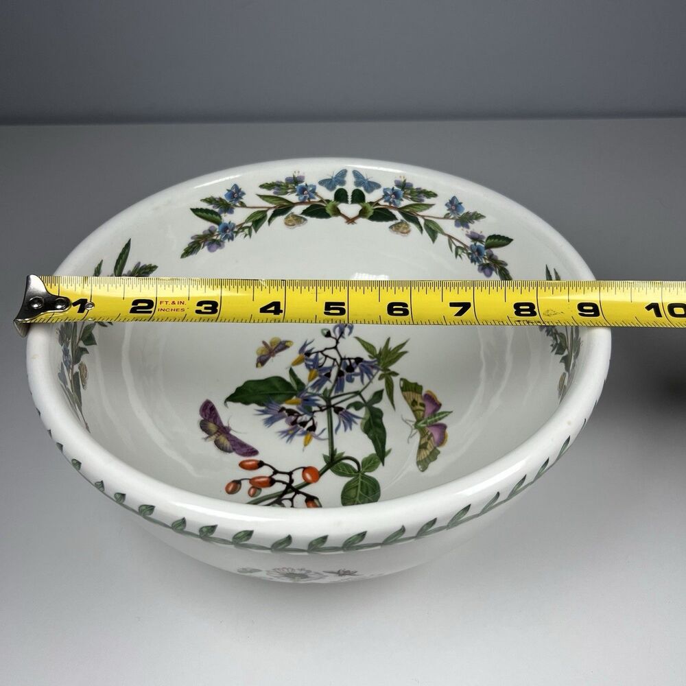 Portmeirion Botanic Garden Serving Mixing Bowl Solanum Dulcamara 9” - Picture 8 of 10